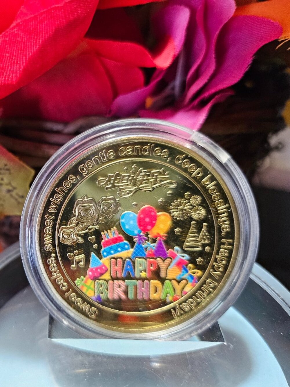 New Happy Birthday Novelty Souvenir Metal Gift-Coin